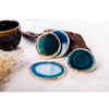 Blue agate slice decorative tray Coasters