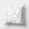 Neutral Colored, Marble Geometric Decorative Pillow Cover, Throw Pillow Cover