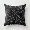 Neutral Colored, Marble Geometric Decorative Pillow Cover, Throw Pillow Cover