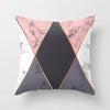 Neutral Colored, Marble Geometric Decorative Pillow Cover, Throw Pillow Cover