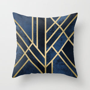 Neutral Colored, Marble Geometric Decorative Pillow Cover, Throw Pillow Cover