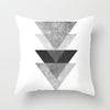 Modern, clean, fun, black and white geometric Throw Pillow Covers