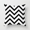 Modern, clean, fun, black and white geometric Throw Pillow Covers