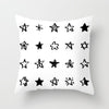 Modern, clean, fun, black and white geometric Throw Pillow Covers