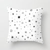 Modern, clean, fun, black and white geometric Throw Pillow Covers