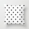 Modern, clean, fun, black and white geometric Throw Pillow Covers