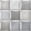 Gray Sophisticated Pattern Decorative Throw Pillow pillowcases