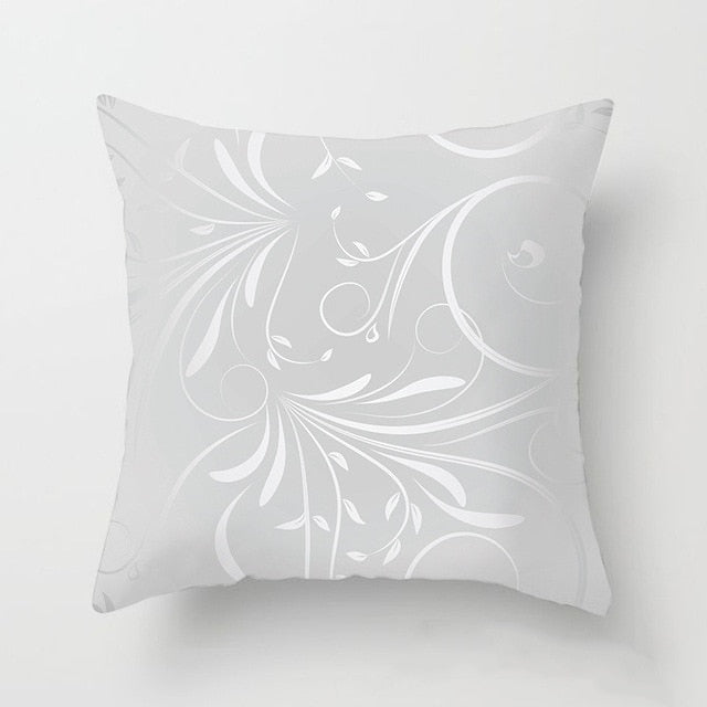 Gray Sophisticated Pattern Decorative Throw Pillow pillowcases