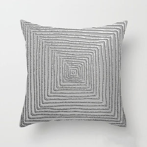 Gray Sophisticated Pattern Decorative Throw Pillow pillowcases