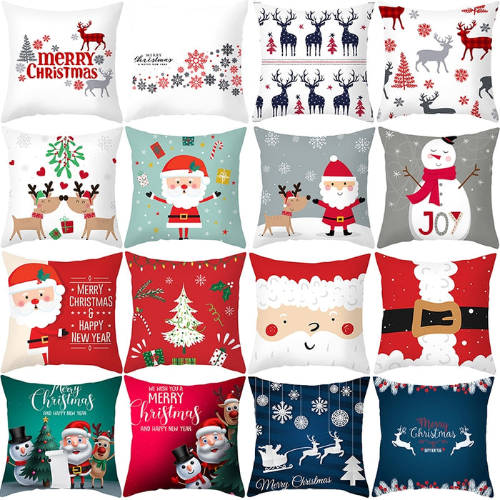 Fun Christmas Decorative Throw Pillowcases