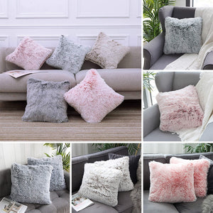 Faux Fur Plush Decorative Pillow Sham (pillowcases)