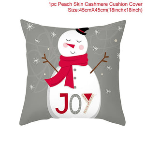 QIFU Christmas Cushion Cover Decorative Pillow Cover Throw Pillow Case Home Decor Sofa Bed Christmas Decor for Home Pillowcase