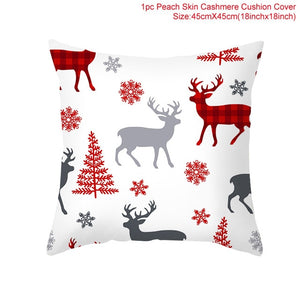 QIFU Christmas Cushion Cover Decorative Pillow Cover Throw Pillow Case Home Decor Sofa Bed Christmas Decor for Home Pillowcase